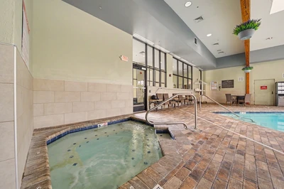 our hot tub makes Inn on the River one of the best hotels in Pigeon Forge with pools