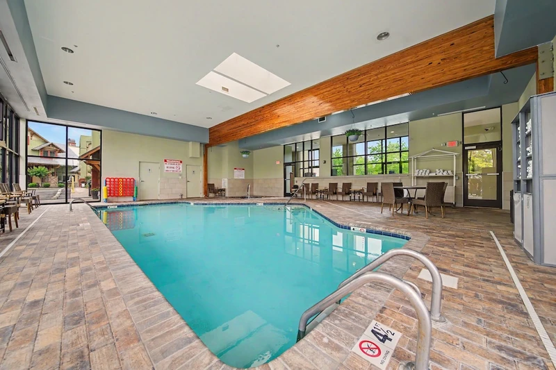 our indoor pool makes Inn on the River one of the best hotels in Pigeon Forge with pools