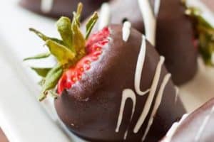 strawberry dipped in chocolate