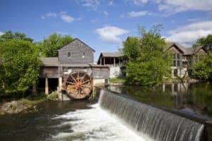 The historic Old Mill in Pigeon Forge.