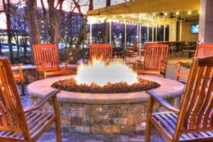 Fire Pit at The Inn On the River