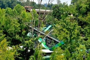 Water rides at Dollywood's Splash Country in Pigeon Forge Tn