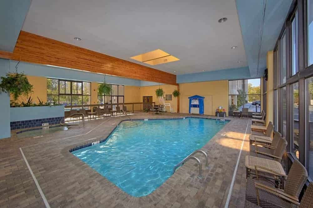 Heated indoor pool at The Inn On The River