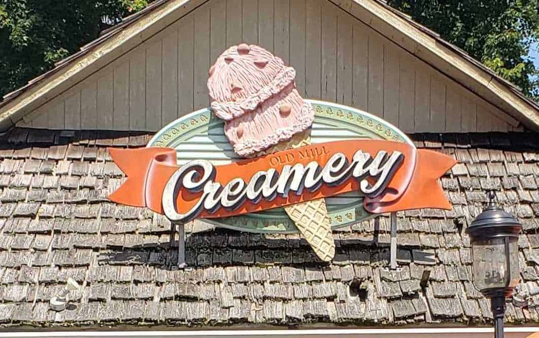 old mill creamery sign