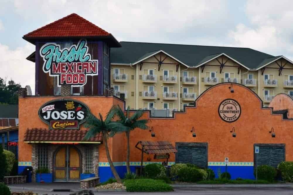 no way jose's mexican cantina in pigeon forge