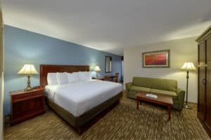 pigeon forge hotel room bed