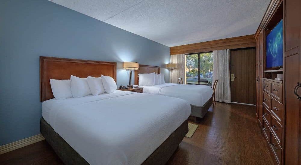 Riverside Double Queen Hotel Room in Pigeon Forge